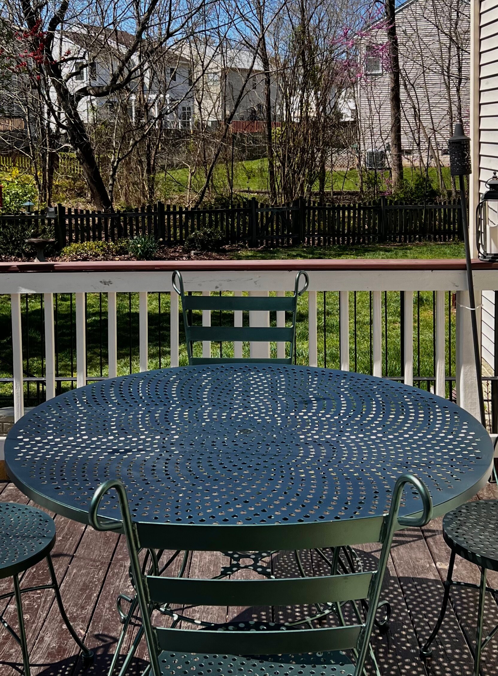 Full outdoor patio set sales