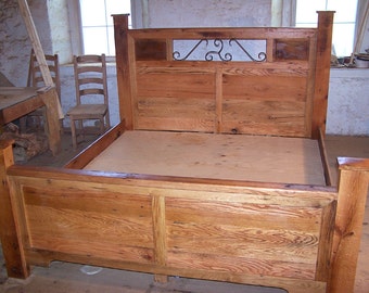 Wood Storage Bed, Wood Platform Bed, King Storage Bed, Queen Bed Frame, Wood Bed Platform, Farmhouse Bed Frame, Craftsman Furniture, Mission