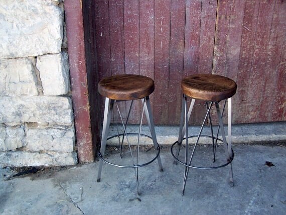Rustic farmhouse counter stools deals