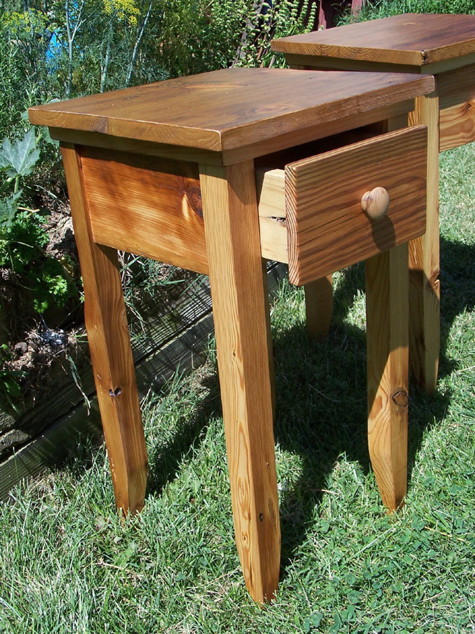 Pine End Table Pine Furniture Antique Side Table Wood Table Etsy