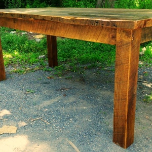 Free Shipping Antique Farm Table, Farmhouse Table, Primitive Farm Table, Indoor Dining Table, Rustic Table image 5