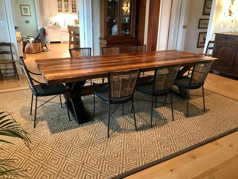 The Executive  Conference Table from Reclaimed Oak and Modern image 8