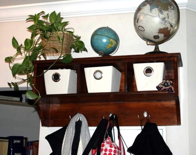 Coat Rack Cubby Shelf for Entryway Etsy