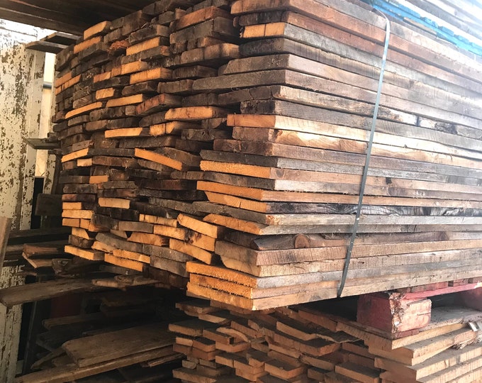 Reclaimed Barn Wood Boards, Solid Reclaimed Lumber Planks Unfinished