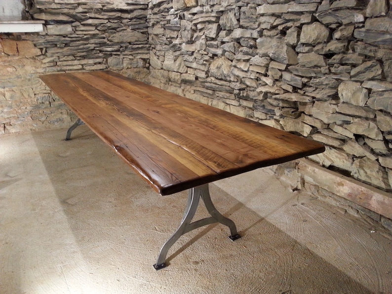 FREE SHIPPING Reclaimed Conference Table Heart Pine Table Viking Furniture Table image 1