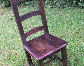 Dining Chair Rustic, Wood Dining Chair, Reclaimed Wood Chair, Barn Wood Chair, Farmhouse Chair, Back To School Stool, Barn Wood Chair