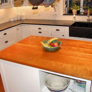 Custom Cherry Wood Plank Countertops EXAMPLE LISTING ONLY Made to your specifications. Sold by the square foot. Contact us for a quote image 2
