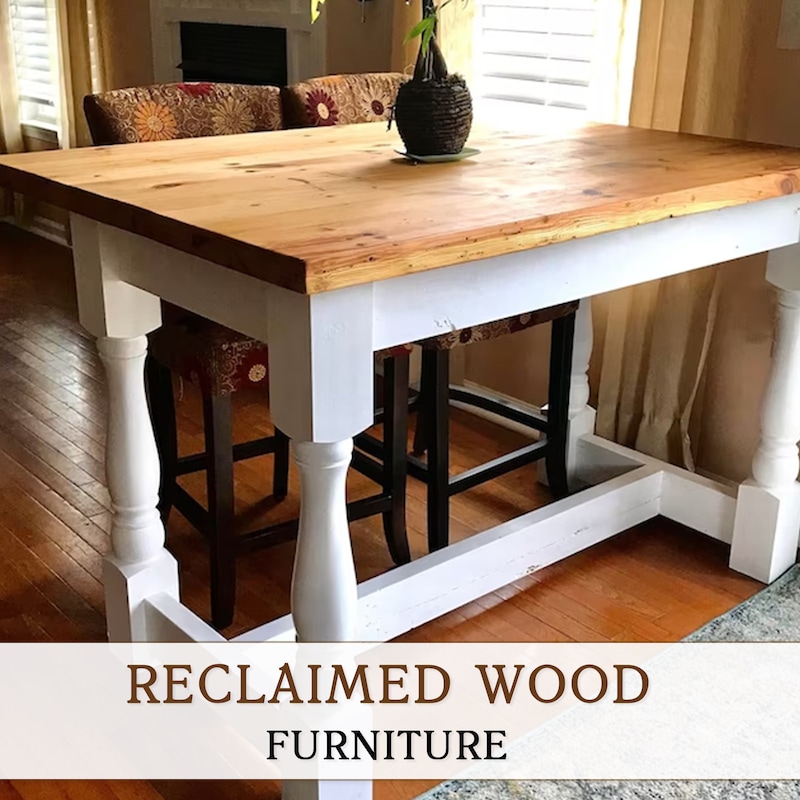 Kitchen Island Table - Etsy