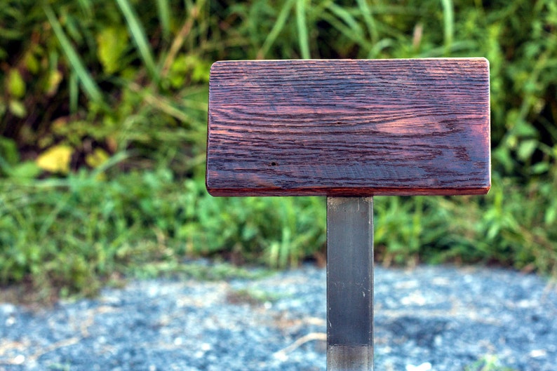 Industrial Restaurant Counter Stool with Back ~ Reclaimed Oak Wood Bar Chair ~ Factory Style Seating for Cafes, Bars & Commercial Spaces bild 6