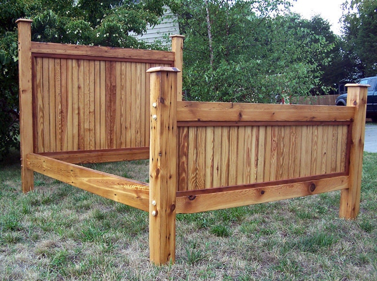 King size online cedar bed frame
