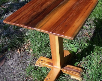 Pedestal Dining Table, Pub Table, Breakfast Table, Wood Pub Table, Wood Furniture, Solid Wood Table