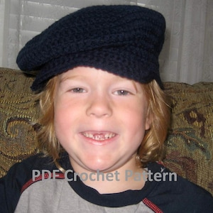 Instant Download Donegal Cap Crochet Pattern for Newborns to Adults
