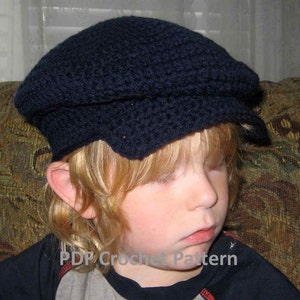 Instant Download Donegal Cap Crochet Pattern for Newborns to Adults