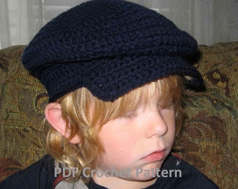 Instant Download Donegal Cap Crochet Pattern for Newborns to Adults