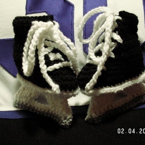 Hockey Skate booties for a future NHL All-Star in three sizes image 3