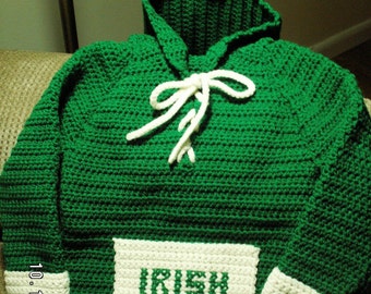 Irish Sweater Hand-crocheted for Infants and Children