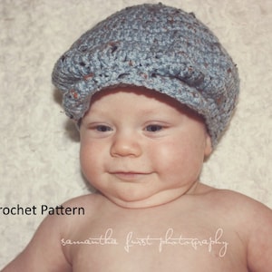 Instant Download Donegal Cap Crochet Pattern for Newborns to Adults