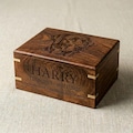 Personalized Dog Memorial Urn Box, Custom Engraved Pet Urn for Ashes, Wooden Dog Keepsake Box with Photo Engraving, Pet Loss Sympathy Gift product logo