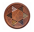 Handmade Rosewood Chinese Checkers with Natural Marbles, Personalized Board Game product logo