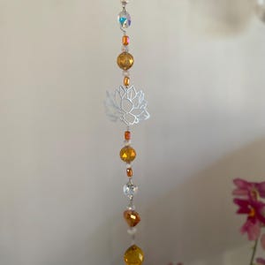 Lotus flower suncatcher