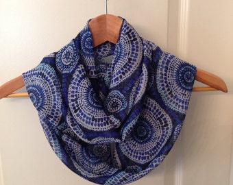 Infinity scarf hand made ready to ship beautiful colors leightweight