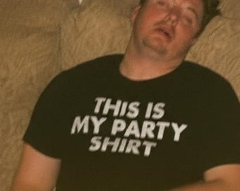 This Is My Party Shirt | Funny Drinking Humor Graphic Tee
