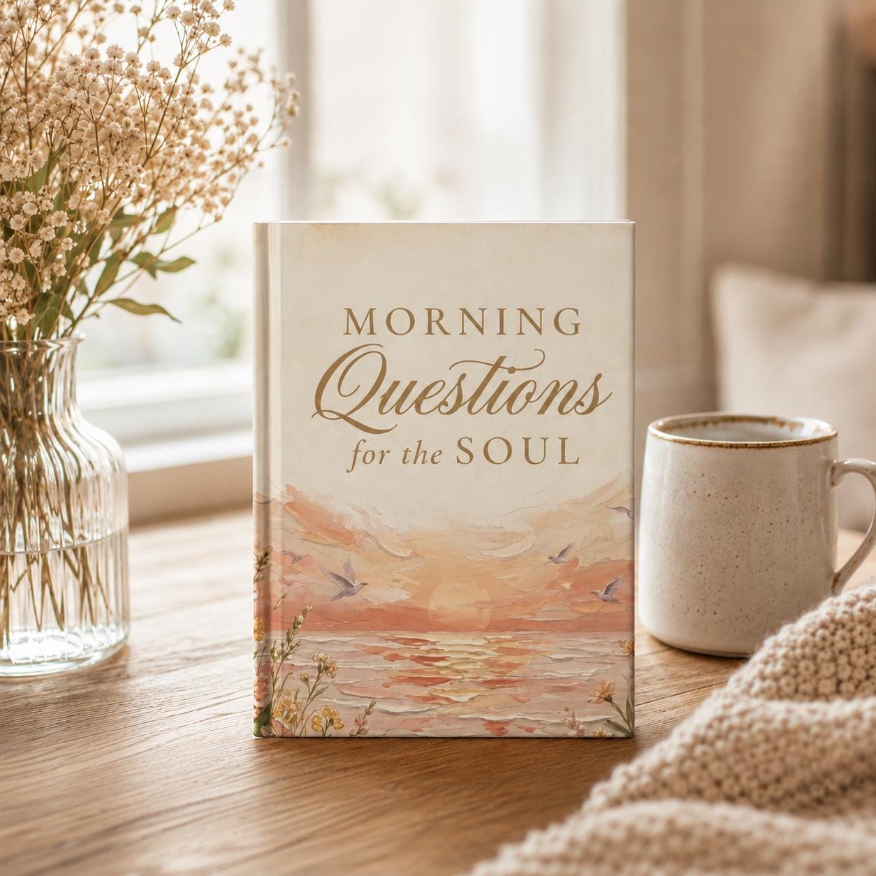 Morning Questions for the Soul Journal Guided Reflection Journal Daily Gratitude & Self Discovery Notebook Gift Mindfulness Journal