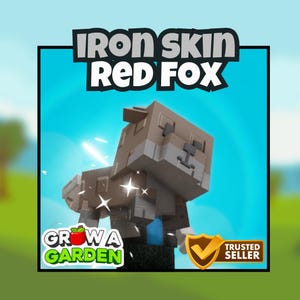 IRON SKIN Red Fox (Divine Pet) | Grow a Garden - Mutated Pet