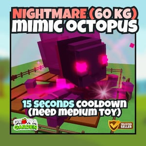 Günstigster 60kg NM Mimic Oktopus Alter: 100 - 60 kg+ | Wachsen Sie ein Garten - Mutiertes Haustier