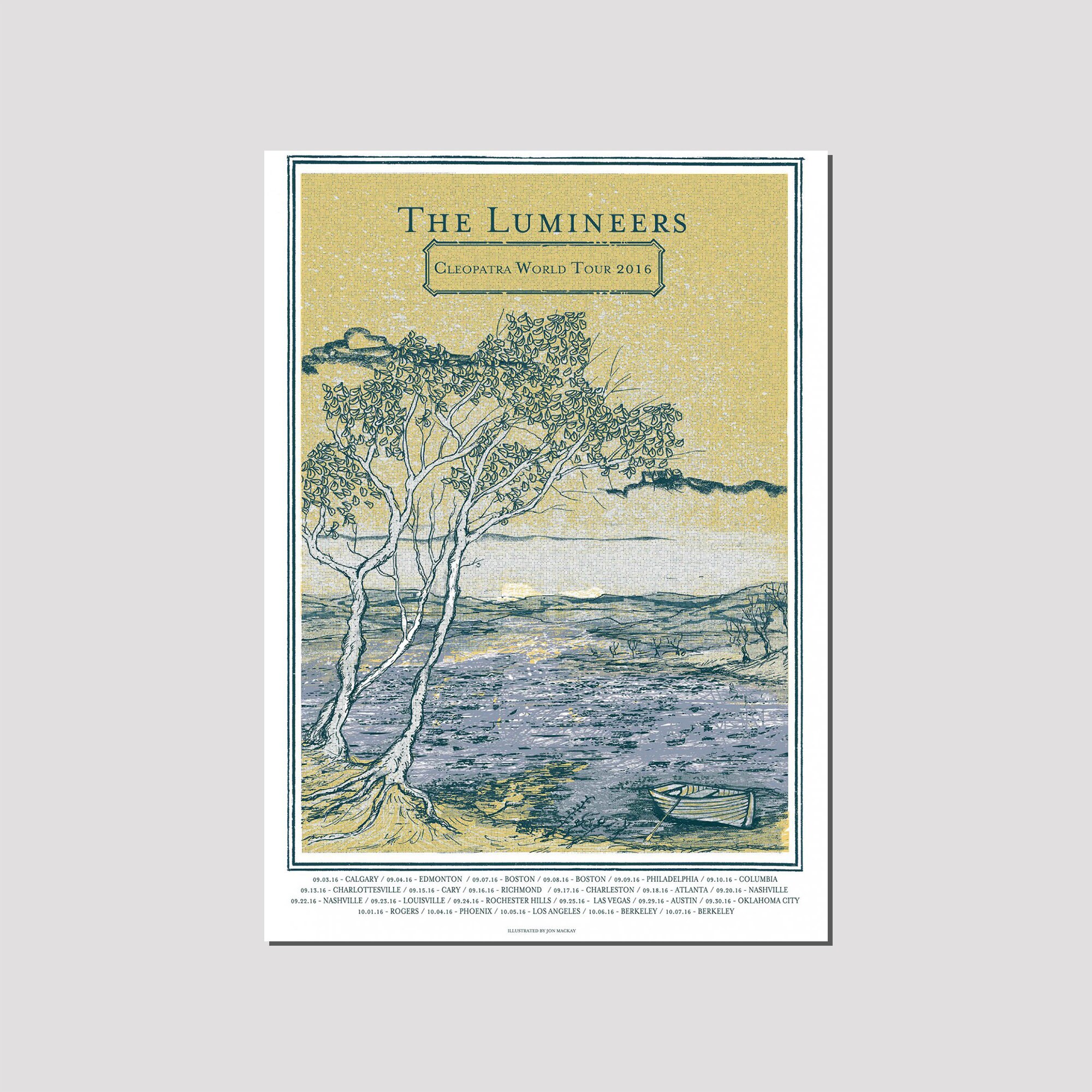 Discover The Lumineers Cleopatra World Tour 2016 Poster, The Lumineers Lovers Poster, The Lumineers Fans Poster, Home Decor