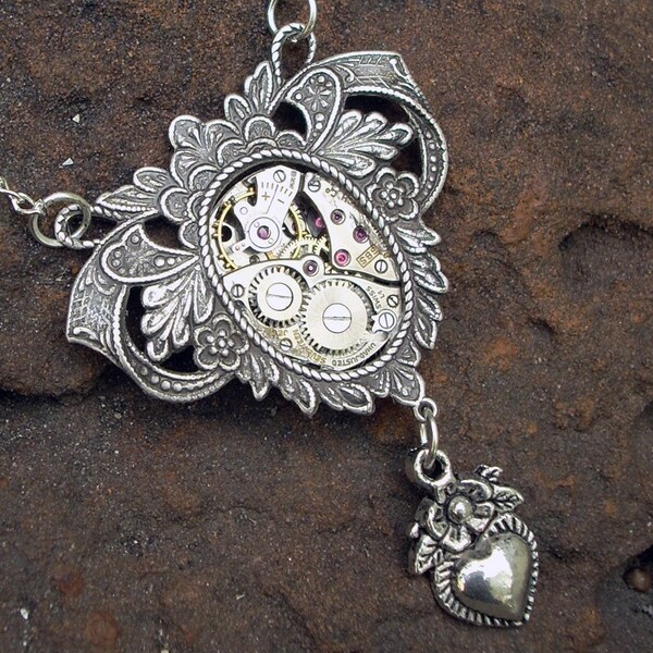 The Passing of Time - Steampunk Pendant