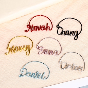 Custom Name Wine Glass Charms, Wedding Party Decorations, Drink Marker, Bridesmaid Gifts, Bachelorette Party Gifts, Wine Lovers Gifts
