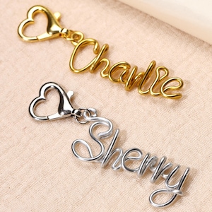Custom Name Heart-Shaped Keychain, Personalized Name Keychain , Bag Pendant, Wallet Pendant, Wedding Anniversary Gift, Gift For Her.