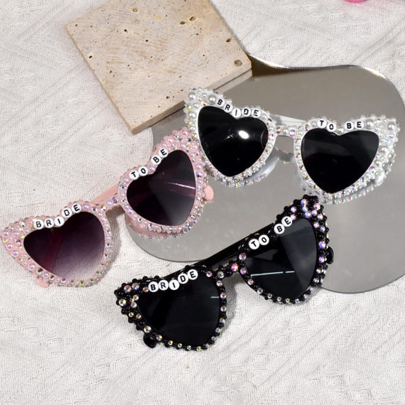 Custom bling black glasses Arlene Luxury Rhinestone Large Glasses Frame – Southood main image 4