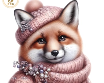 Fox clipart, portrait fox png, fox sublimation design, cute fox clipart, foxex clipart, fall clipart, autumn clipart, fall fox clipart