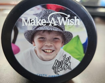 Custom photograph Ice Hockey Puck