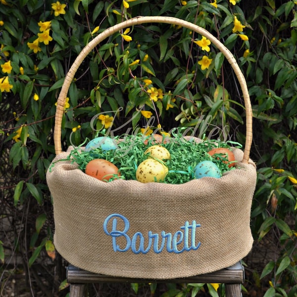 Lined Easter Basket Etsy