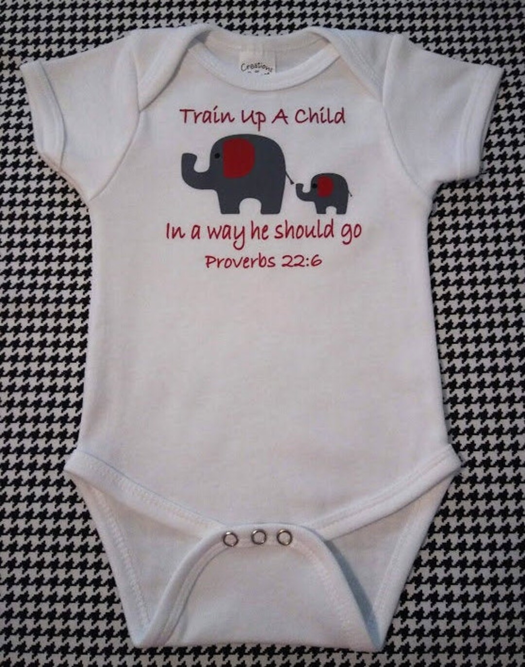 Elephant One Piece Train up a Child in a Way He Should Go Proverbs 226