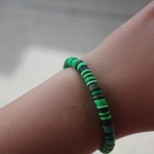 Clay beaded bracelets