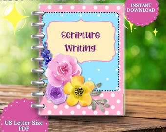 Ecriture biblique PDF imprimable | Plan d'étude biblique | Feuille de travail sur la tenue d'un journal confessionnel pour la croissance spirituelle