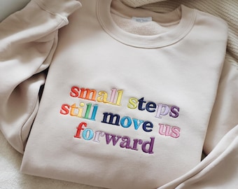 Embroidered Positivity PT Sweatshirt, Physical Therapy Gift