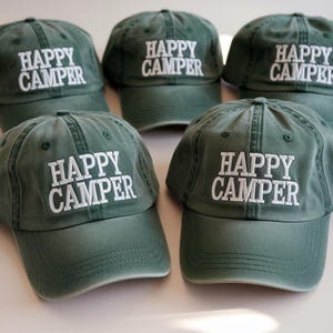 Embroidered Camp Bachelorette Hat: Personalized Bridal Party Baseball Cap