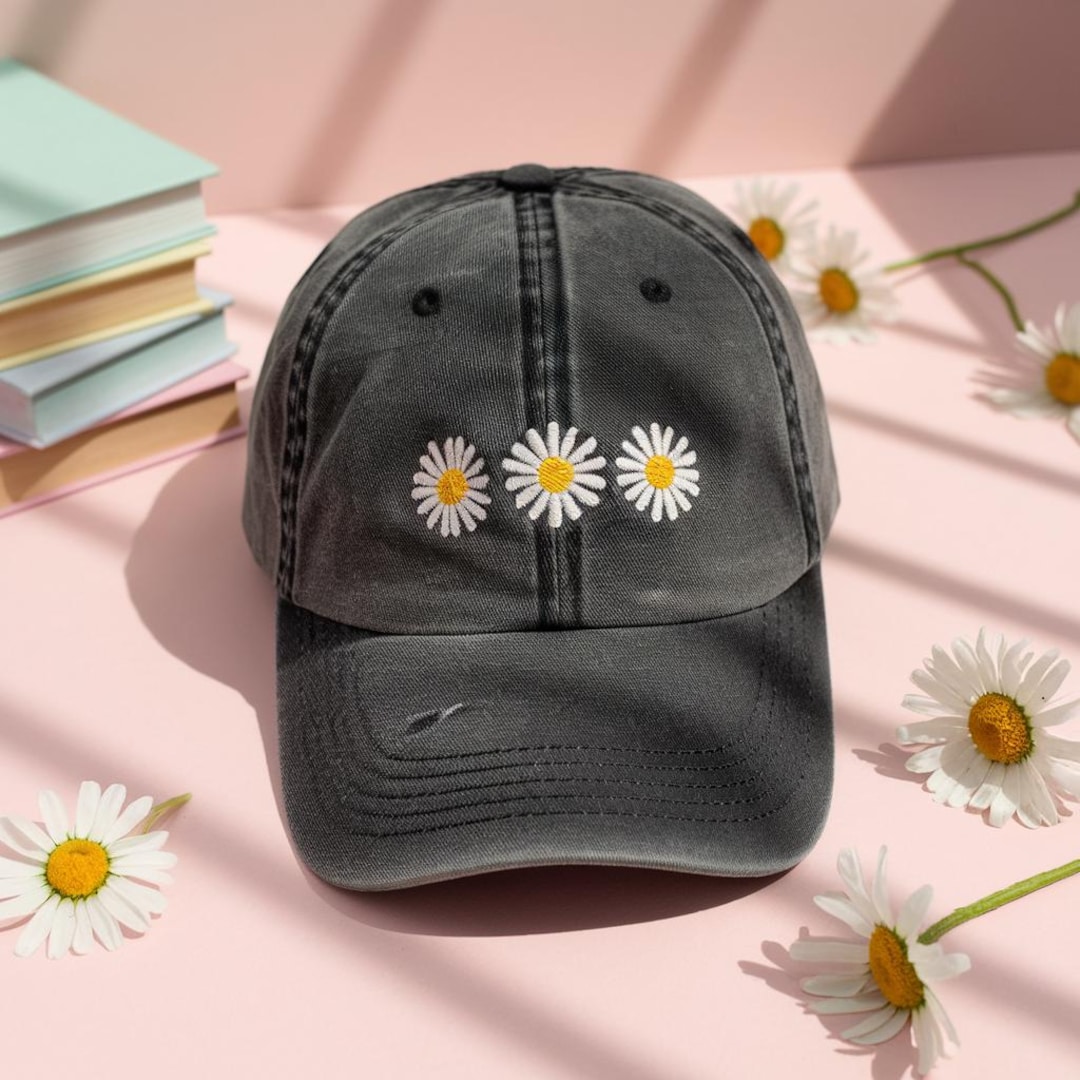 Dishy child's hat - floral