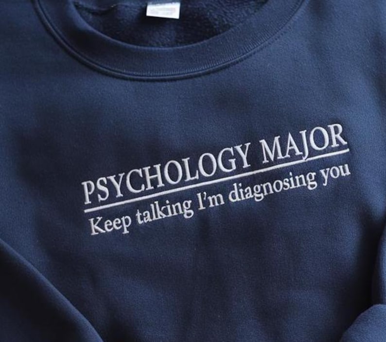 Psychology Major Sweatshirt: Funny Student Crewneck image 2