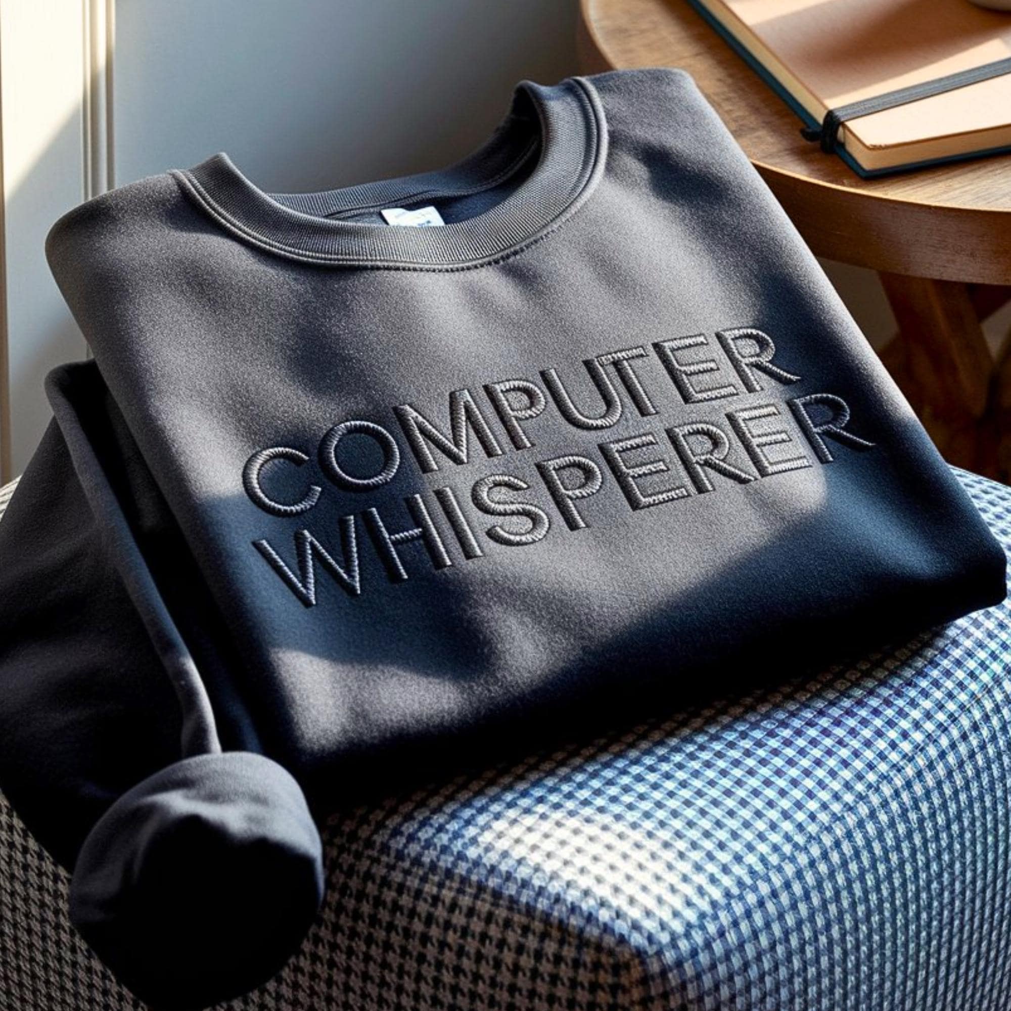 Embroidered Computer Whisperer Sweatshirt, IT Tech Gift - Etsy