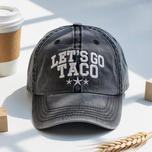 Embroidered TACO Trades Baseball Cap: Washed Cotton Hat