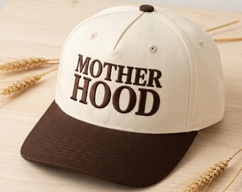 Embroidered Mom Trucker Hat: Trendy Motherhood Cap