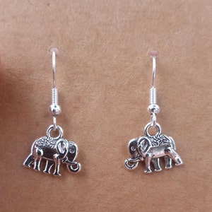 Elephants, Silver plated and detailed on both sides