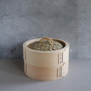 Hinoki & Bamboo Seiro Steamer – Traditional Japanese Craftsmanship | 8.2inches (21cm)