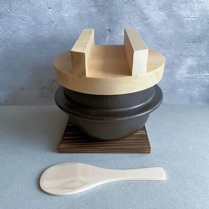 JapaneseCraftsGoods Banko-Yaki Ceramic Rice Cooker - Thumbnail 2